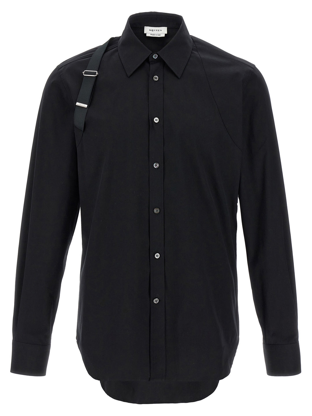 Mcqueen Harness Shirt and Blouse - Black | 5377001e1575dd804a980ecc3bfc6ae8b756b145