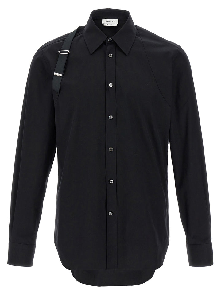 Mcqueen Harness Shirt and Blouse - Black | 5377001e1575dd804a980ecc3bfc6ae8b756b145