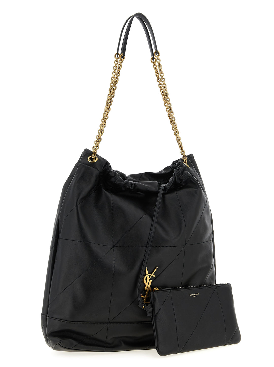 Saint Laurent Jamie Shoulder Bags - Black | 12a1c6d4e681c60eb7850a0be6b7f6178a515992