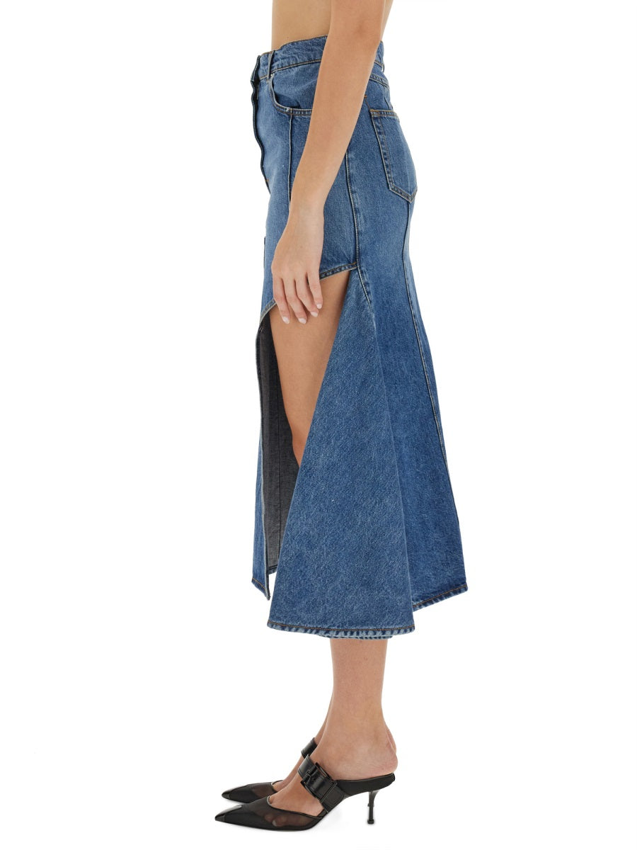 Alexander McQueen Skirts - Blue | Wanan Luxury