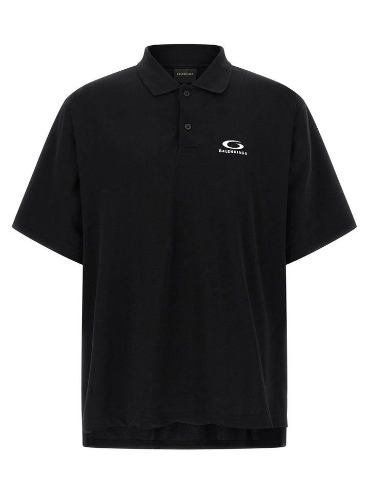 Balenciaga Laurel Classic Polo - Black | ef811a70b168fb8d2d6e08d2ff56a96341f1e5aa