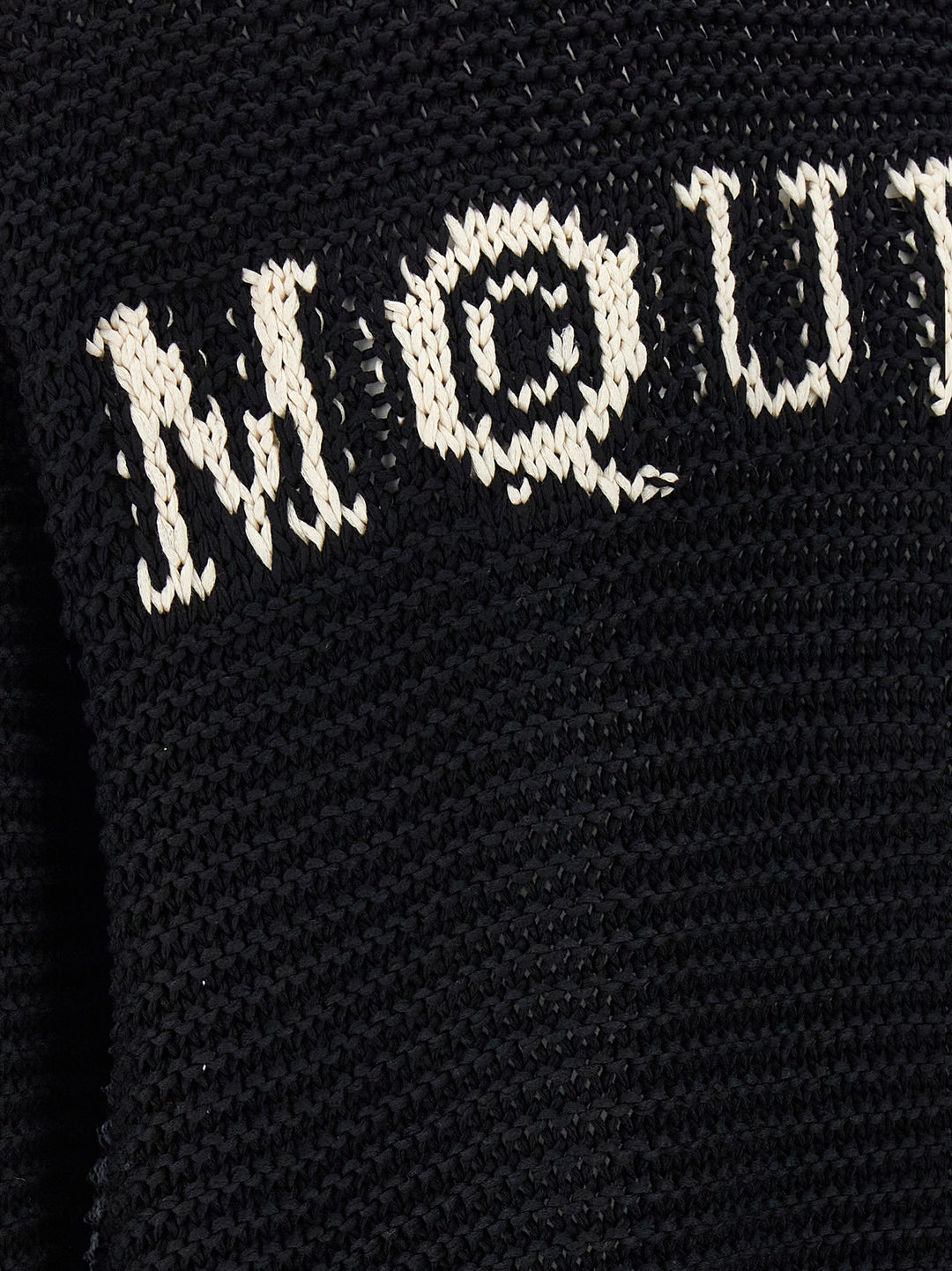 Mcqueen Logo Sweater Sweaters and Cardigans - White/Black | 581f72eec5a8561476b0ca05dcee603945c48db2