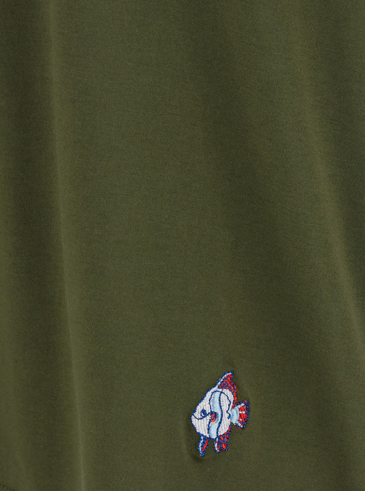 Cotton Jersey T-Shirt Green