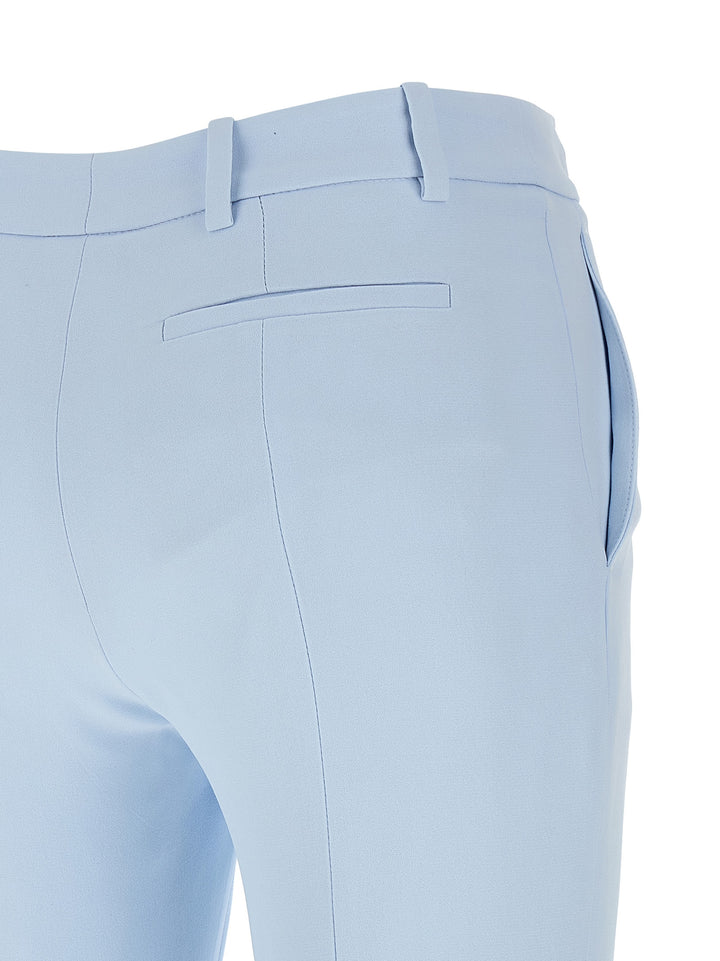 Mcqueen Flared Leg Pants - Light Blue | f9eb88e5359c62a74f61d9acb13f2579674dc14f