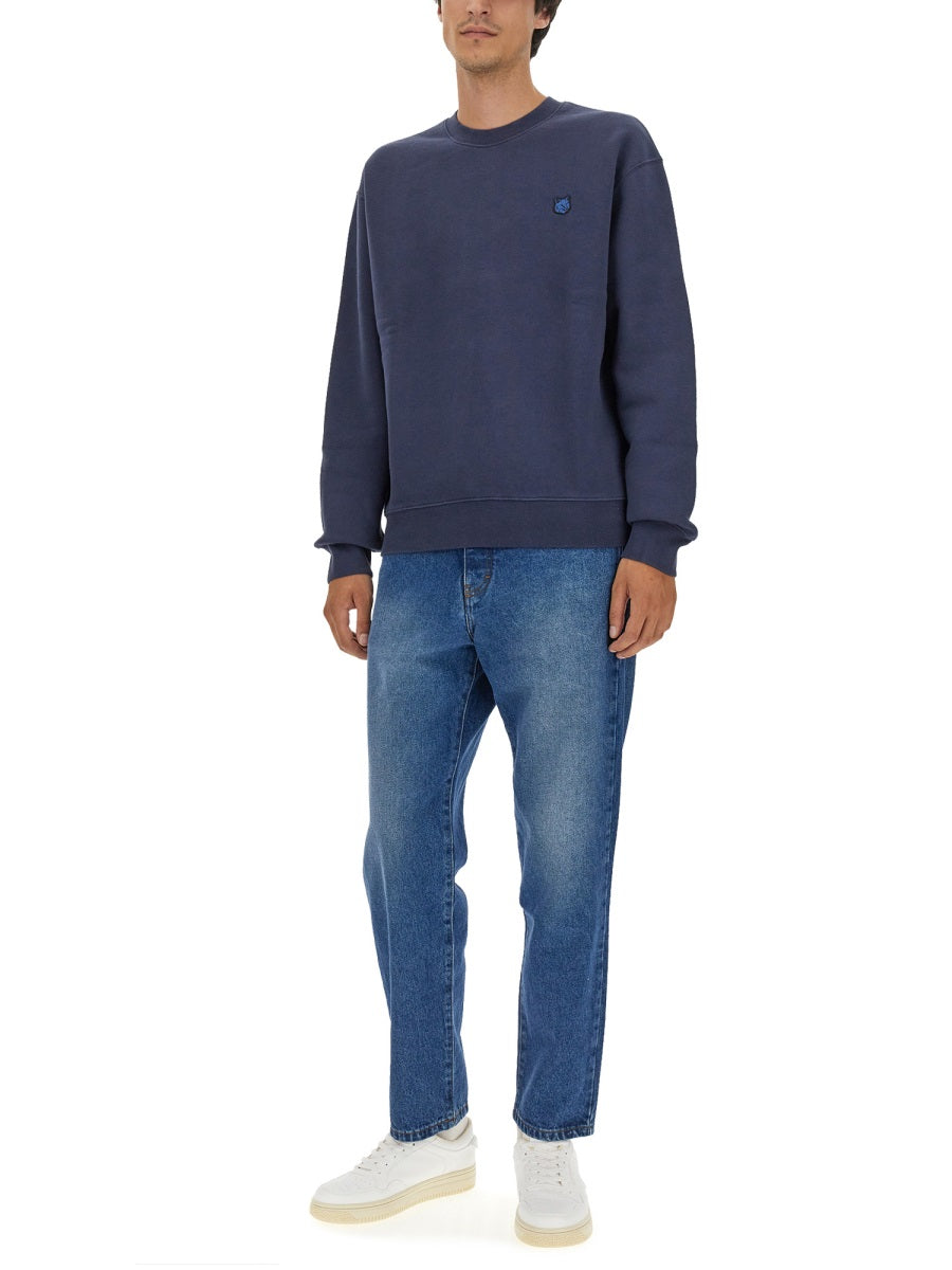 Maison Kitsuné Sweatshirts - Blue | Wanan Luxury