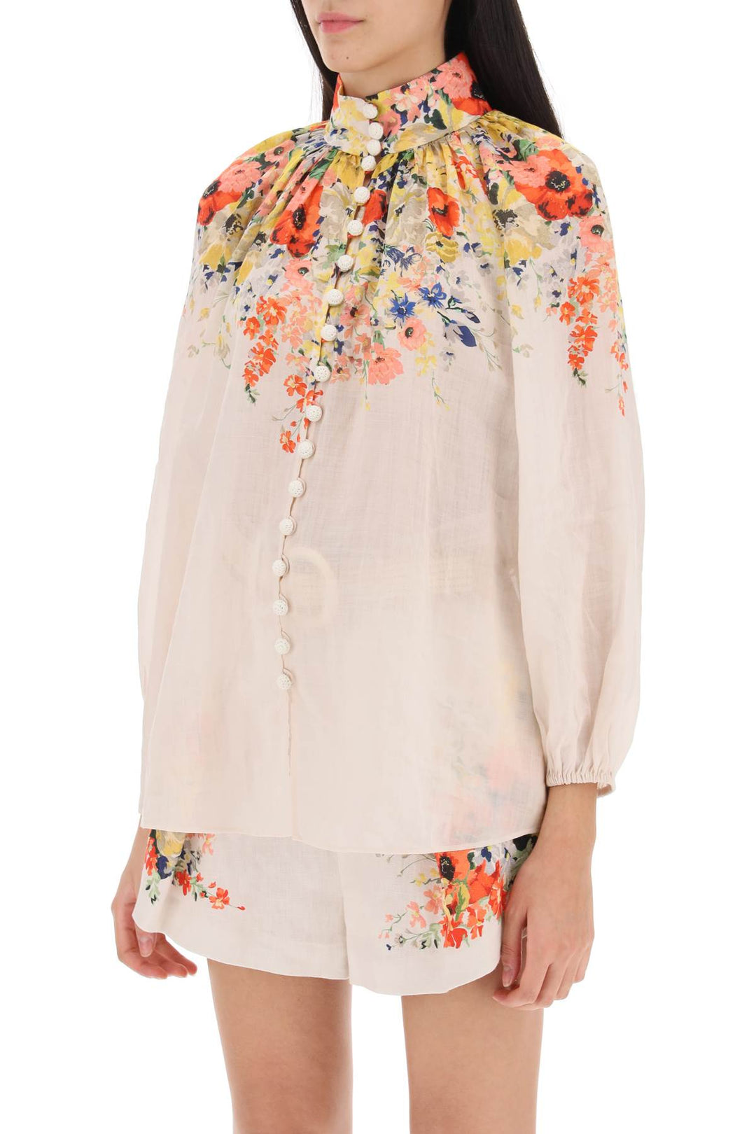 Alight Ramie Billow Blouse