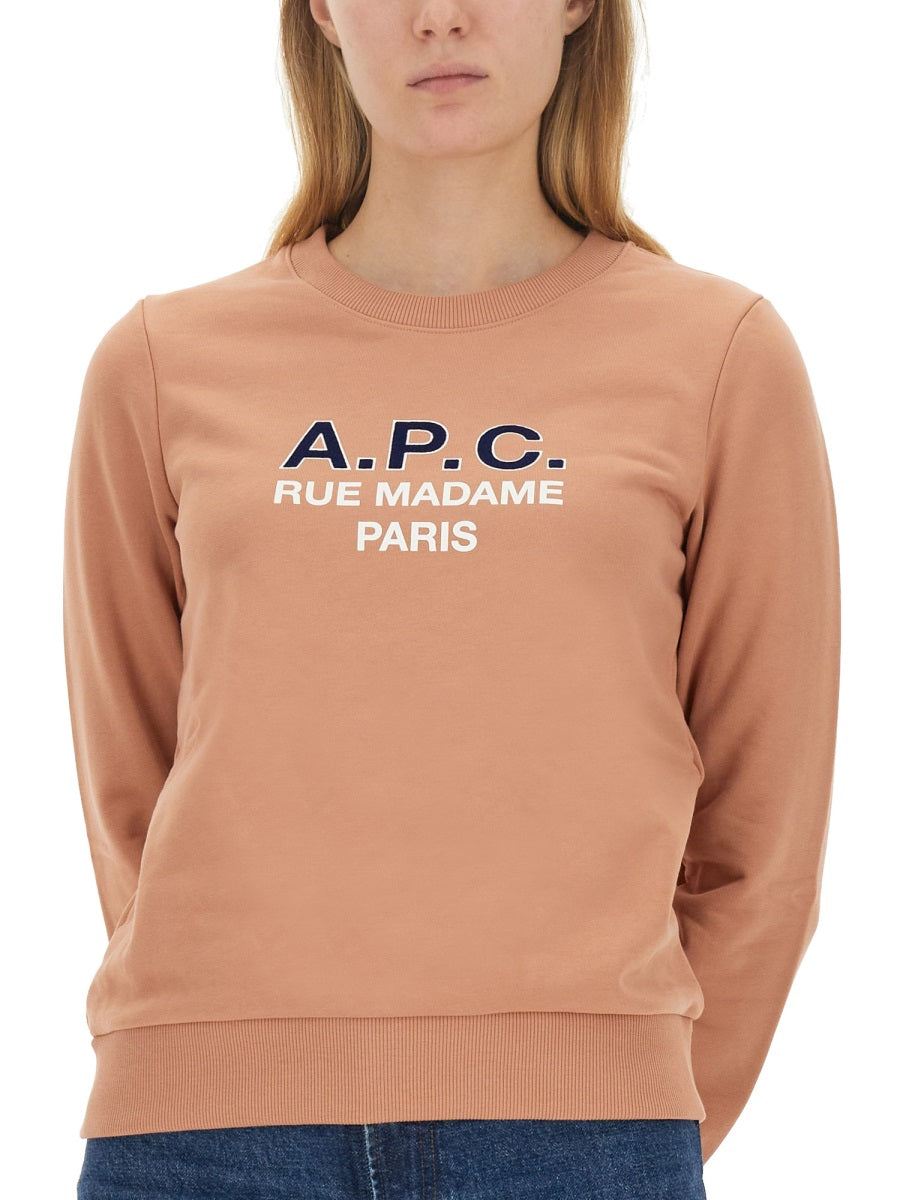 A.P.C. Sweatshirts - Pink | ccb87373bcfa638f34ccf6917769d33881a4ef22