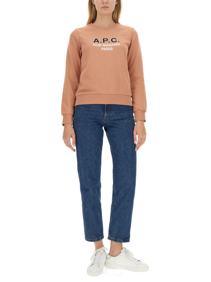 A.P.C. Sweatshirts - Pink | 3519cc82496810005818352e142438aa1bb992b9