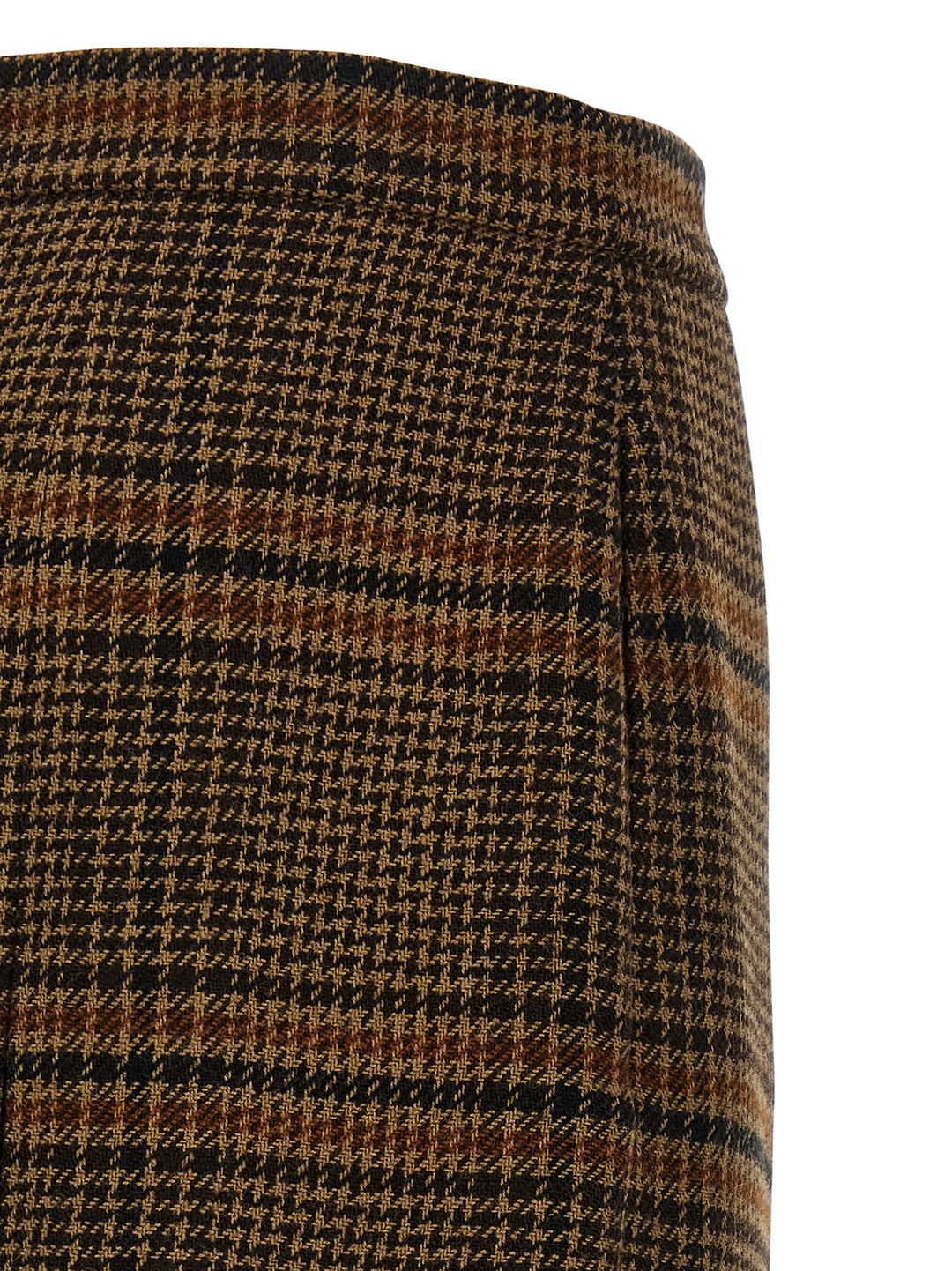 Saint Laurent Prince Of Wales Skirt Skirts - Brown | 4e26fd0868de4b904dca3e7543fda2a4d7d6c5a1