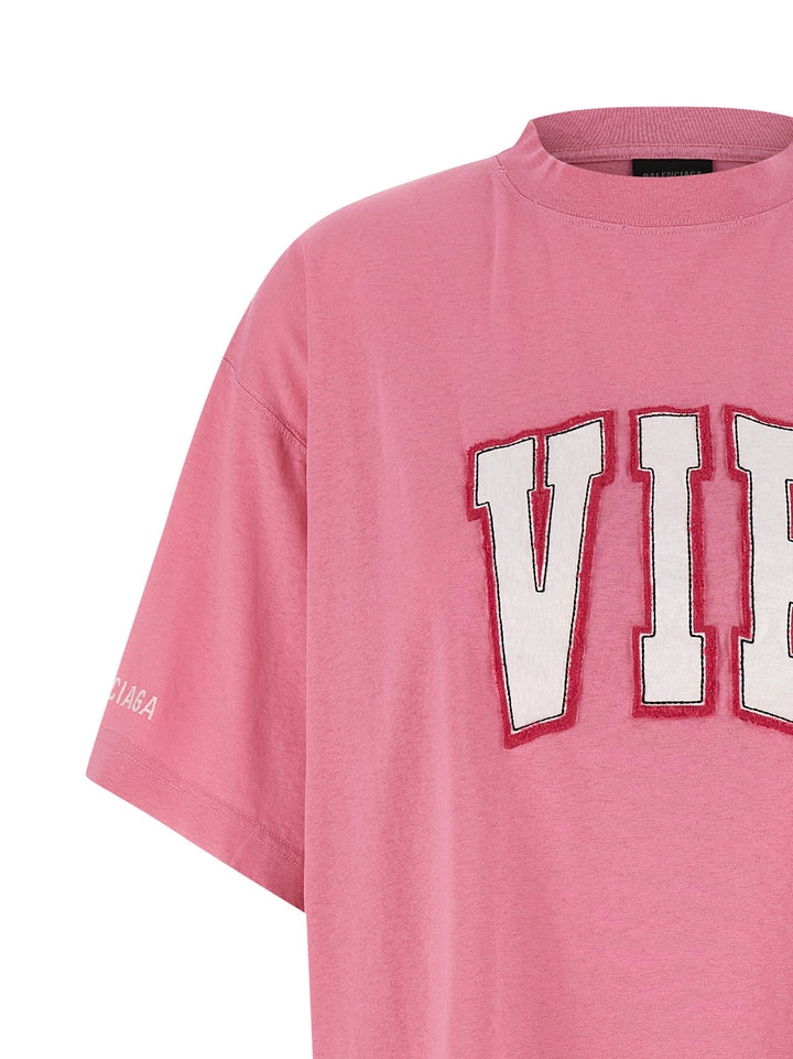 Balenciaga Vip Team T-shirt - Pink | 6e7816a1bf97d55cf015e13684be7301f1130319