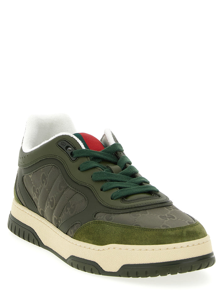 Gucci Gucci Re-Web Sneakers - Green | 109c4513ff56328e4dc6efaa456447227dc7f831