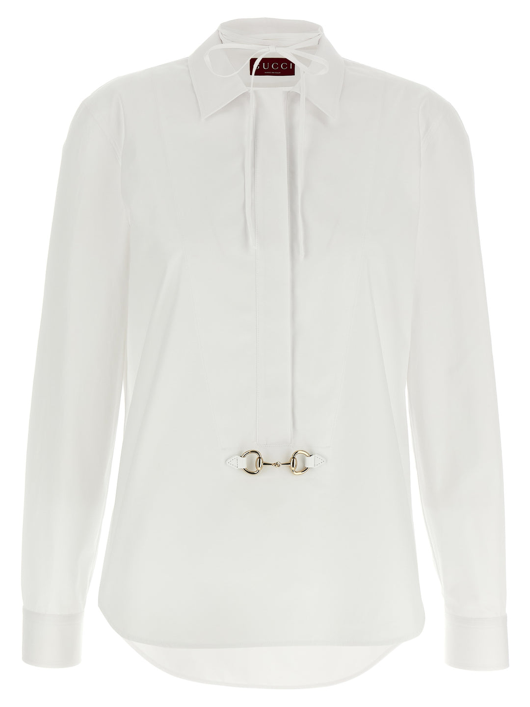 Gucci Horsebit Shirt Shirt and Blouse - White | d82fe9c7f808075eba0398547afa71fd86563226