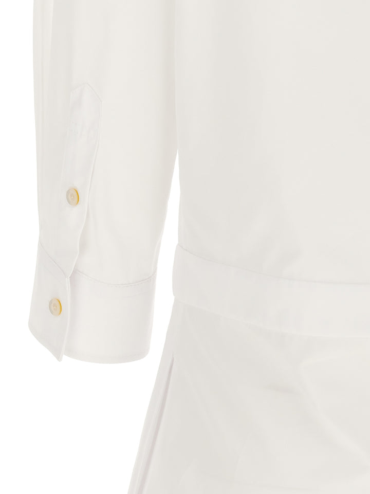 Gucci Morsetto Chemisier Dress Dresses - White | 52665cae90e2c446f655ecd2729d2929a7f83ab3