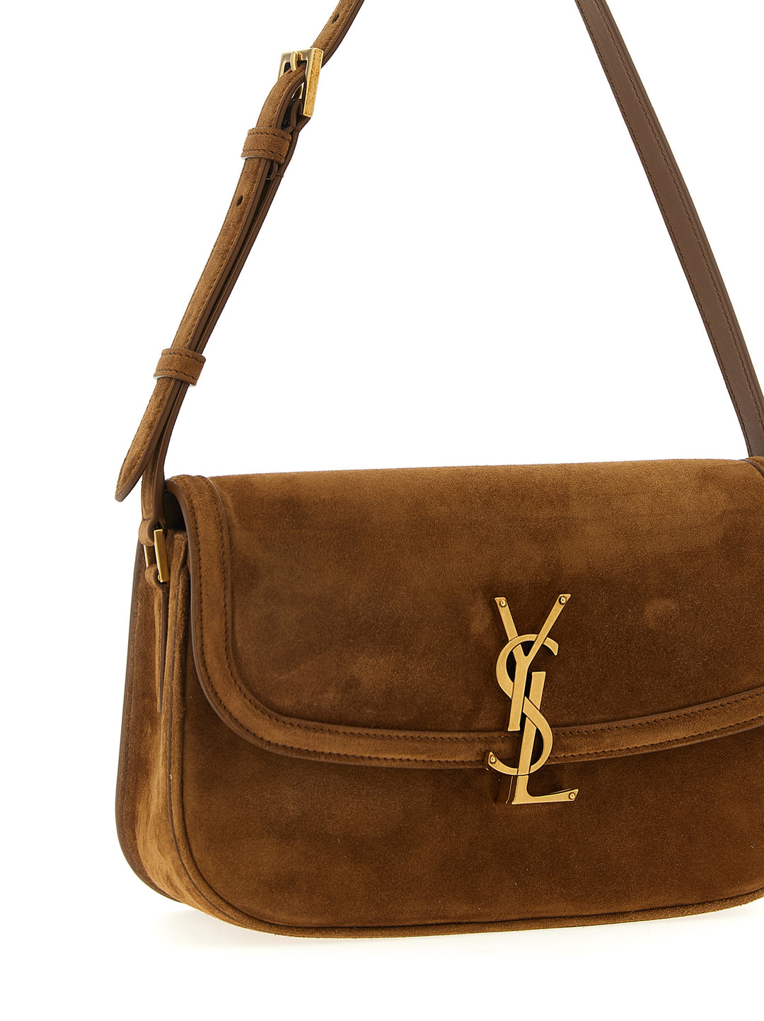 Saint Laurent Solferino Shoulder Bags - Brown | 0fa3b5bf22bc7a4700aed9e1966821d5dc0c3761