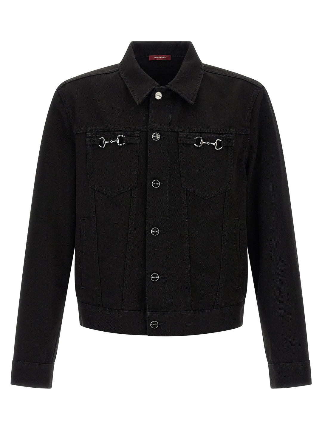 Gucci Morsetto Puffer Jackets - Black | 8b69ba3db42bbd6390d6a313cff47bed0a16a4b0