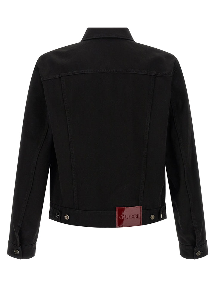 Gucci Morsetto Puffer Jackets - Black | 2ff3ff64ca3e52c500aded3d5e7e0f25bda95cda