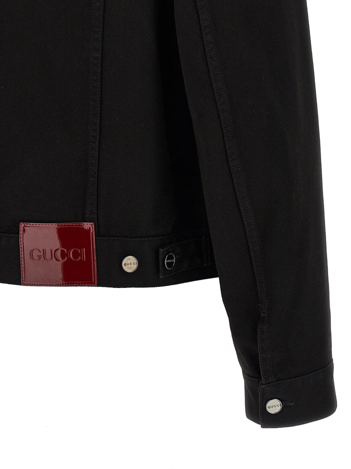 Gucci Morsetto Puffer Jackets - Black | 068f0e34d0442df1676c04afc39427d07a755d7d