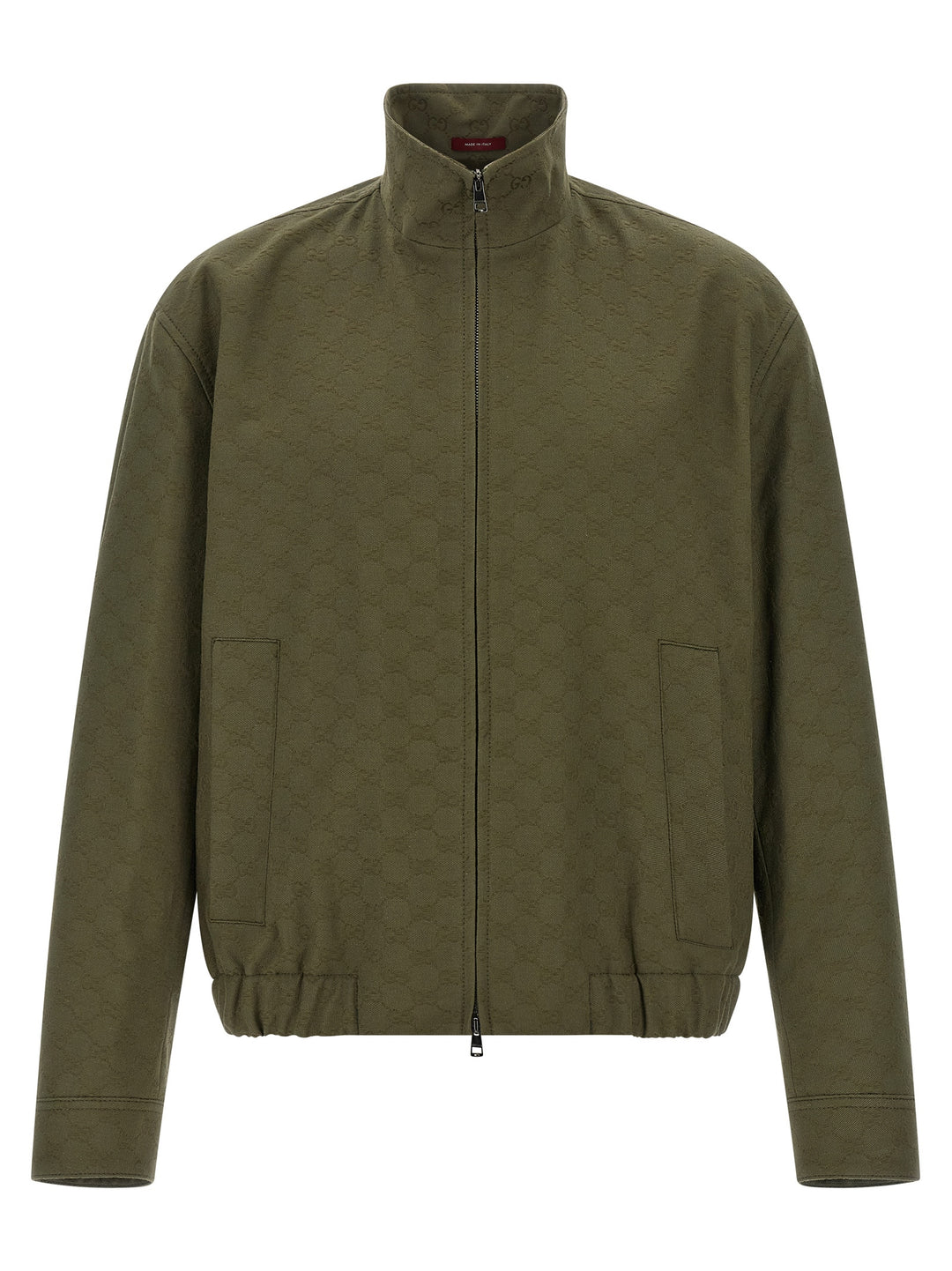 Gucci Gg Fabric Bomber Jacket Puffer Jackets - Green | 743f7d489ba6de2f63a0a0dd7c616707fbfe70a4