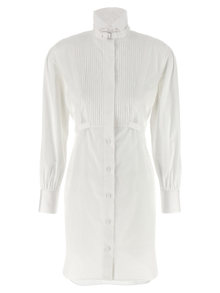 Mcqueen Tuxedo Chemisier Dress Dresses - White | b9e50003f39cdf427b764bf5ebc27bf2ace6f7c5