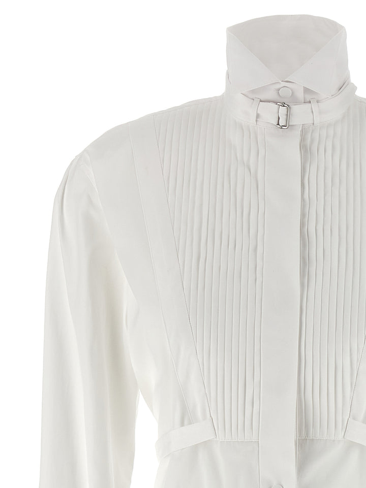 Mcqueen Tuxedo Chemisier Dress Dresses - White | be0ce510130fec1dd9a69086b1890c40735e1194