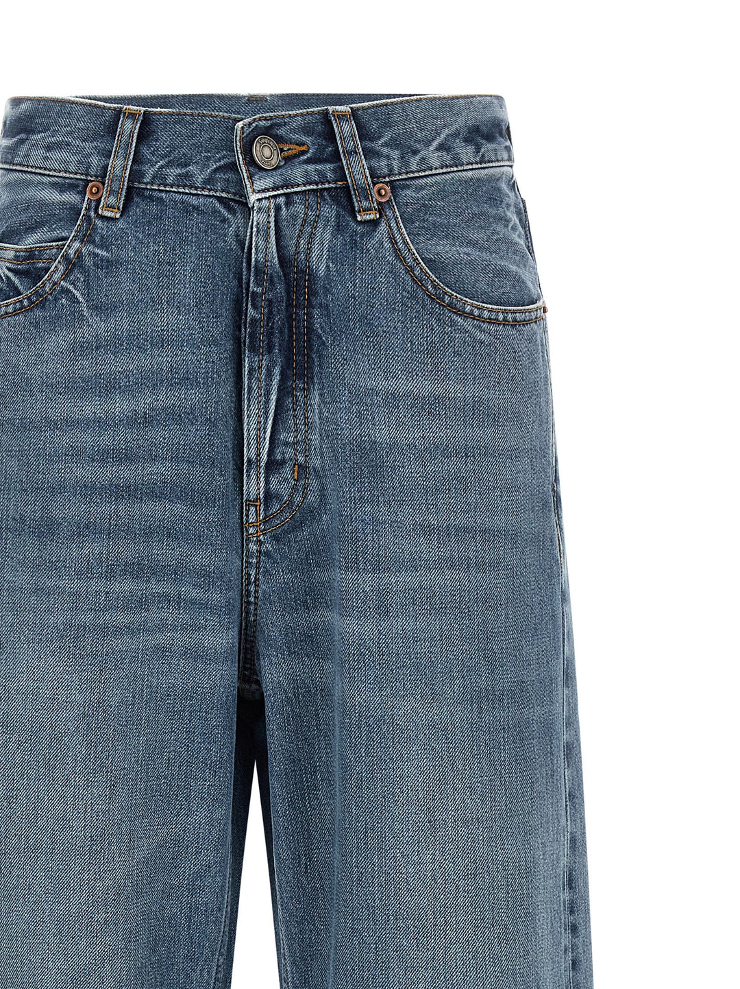 Saint Laurent V-Shaped Waist Jeans - Light Blue | 243b79db1c3a6da13649ed83f33c90c7b3c7d087