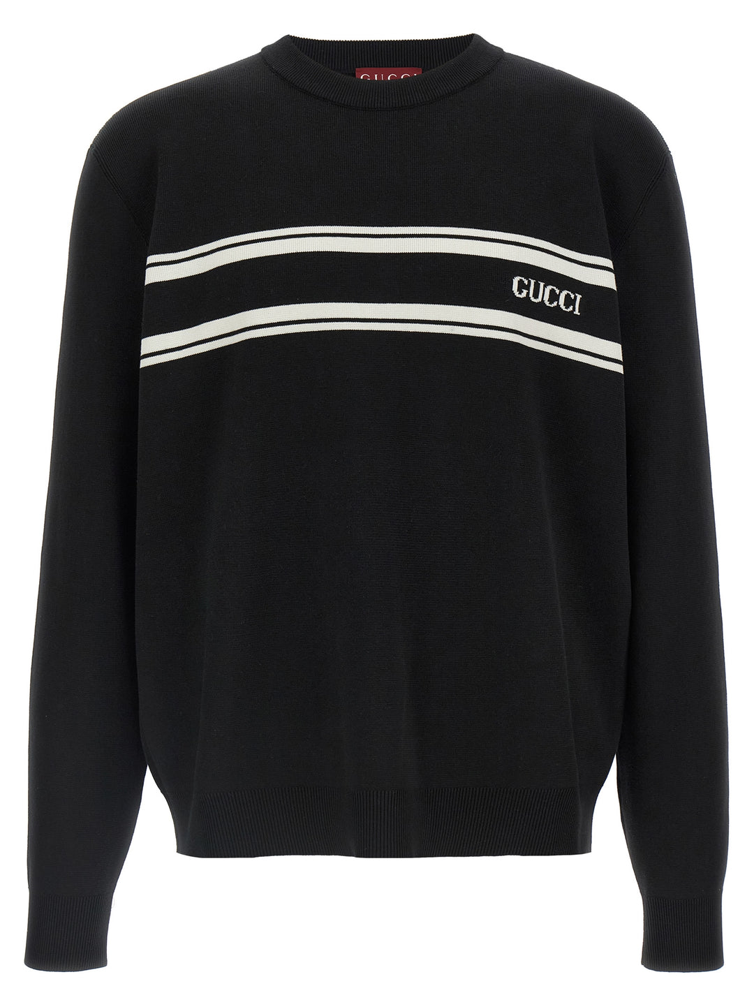 Gucci Intarsio Gucci Sweaters and Cardigans - White/Black | aa6632af78a9ec3f2ae8f4b72972d2baf7088480