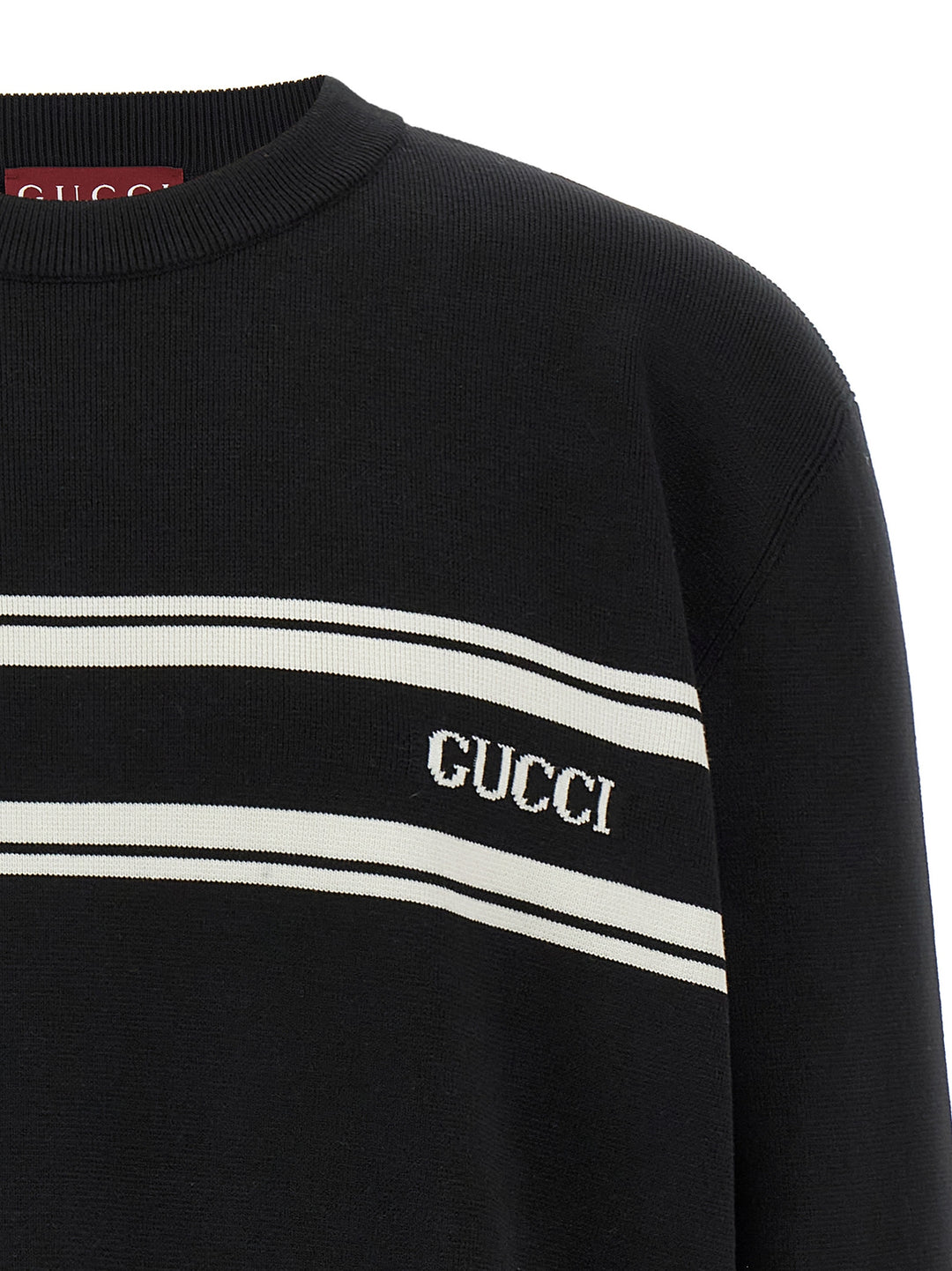 Gucci Intarsio Gucci Sweaters and Cardigans - White/Black | bd16375ebc043e79e4b1e949a76361327b60d0e3
