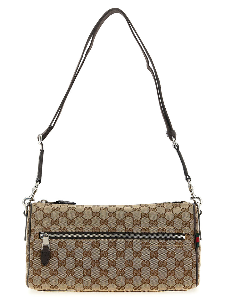 Gucci Small Gg Cylindrical Shoulder Strap Crossbody Bags - Beige | 1832d74146927342a8cd94b0103885699ef7f894
