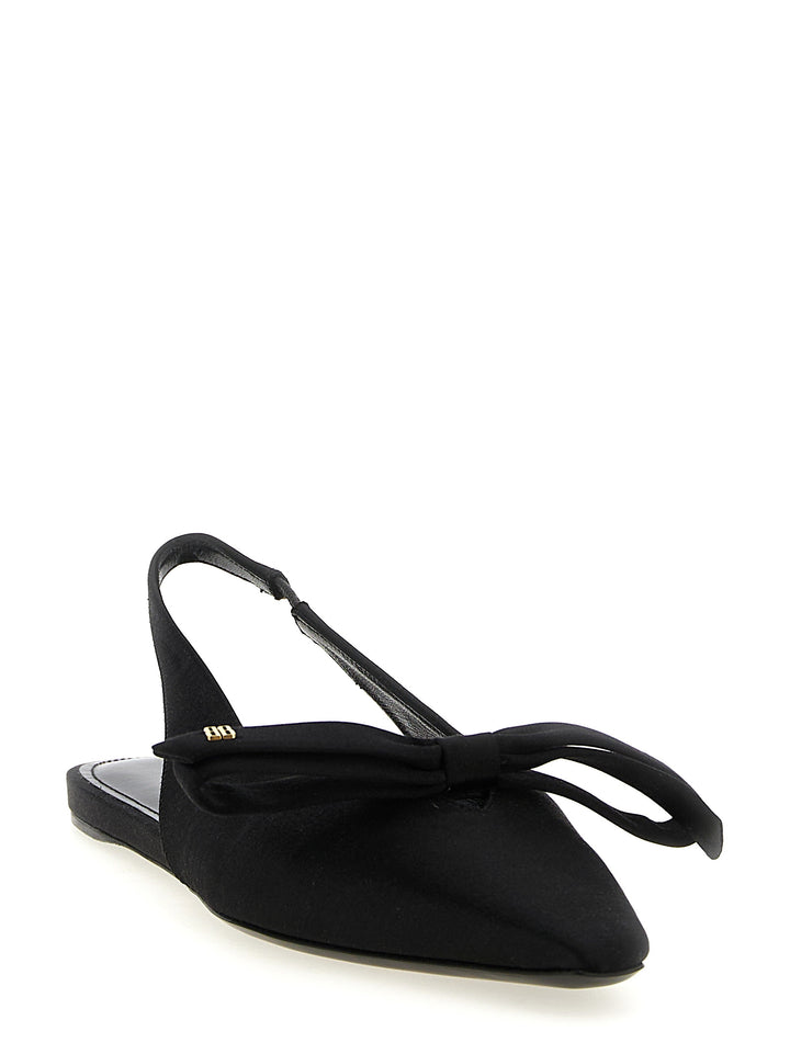 Balenciaga Nano Bow Sling Flat shoes - Black | 051db1a7c09822d88d5a112ac1de91e4303a0d73