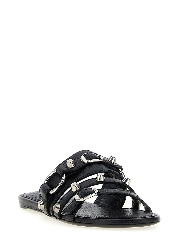Balenciaga City Sandals - Black | f0039c58318e5d0a065f95e5f0e4cb8b8f2d4b67