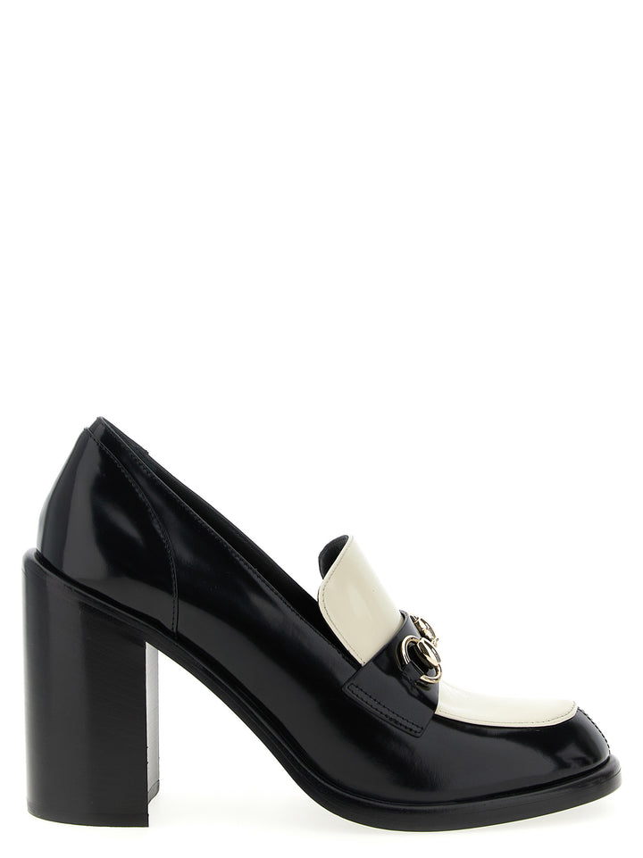 Gucci Morsetto Loafers - White/Black | bed70d0022ef0344c440b0eda36d972ccb588835
