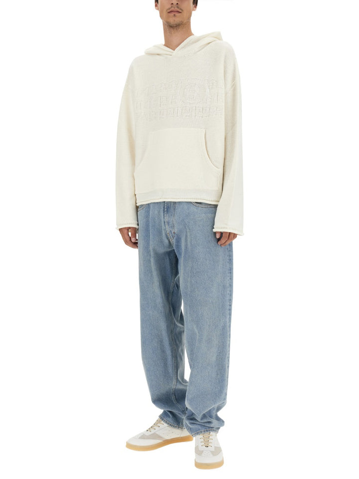 MM6 Maison Margiela Sweaters - White | Wanan Luxury