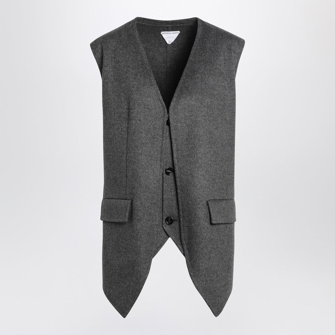 Bottega Veneta Vests - Grey | 199711fa423766bcda2f78c8742254f73fd15270