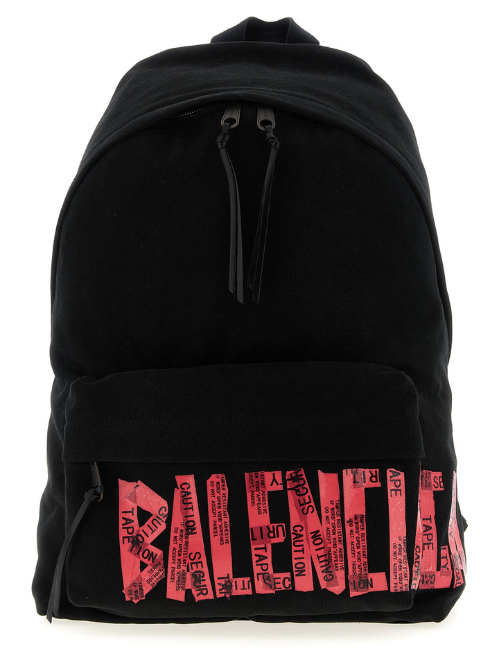 Balenciaga Tape Type Backpacks & Travels - Black | 56354502bcbf9040578bc9938030a20022318ebf