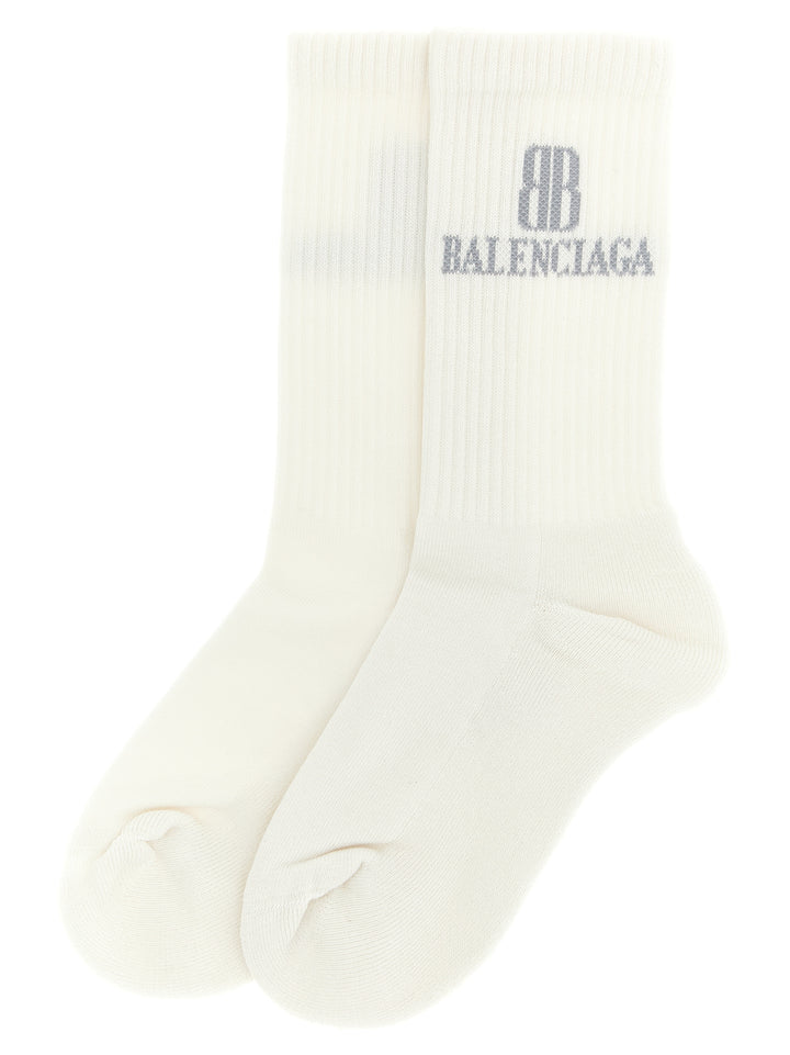 Balenciaga Nano Bb Socks - White | 9c0e7625229d640006c893e7c790485224a14547