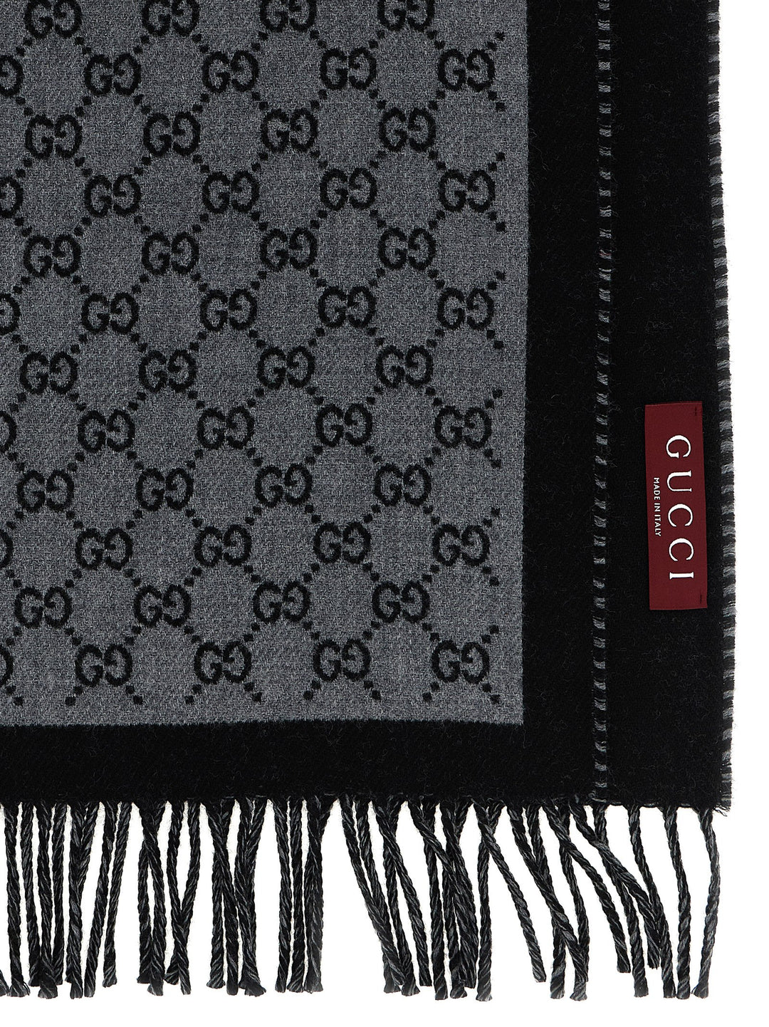 Gucci Gg Jacquard Scarf Scarves and Foulards - Gray | 95a6b0fb676a56f418bdad838def33e8004cca7a