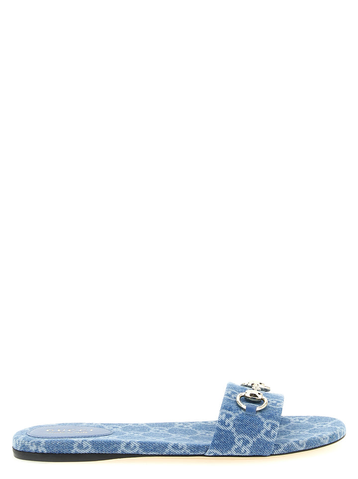 Gucci Morsetto Sandals - Light Blue | d0884c28533563971e8e6d7afbd91e275652c379