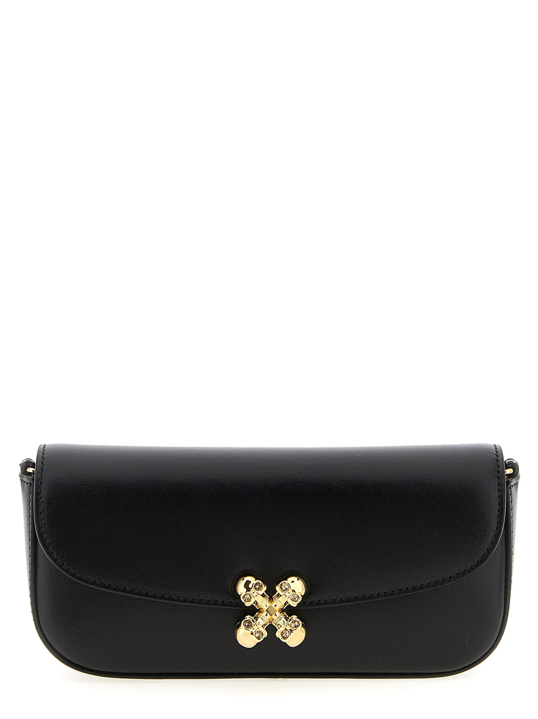 Mcqueen Skull Flower Crossbody Bags - Black | a1fdecf979f157489b3f7ffabecd060830aba866