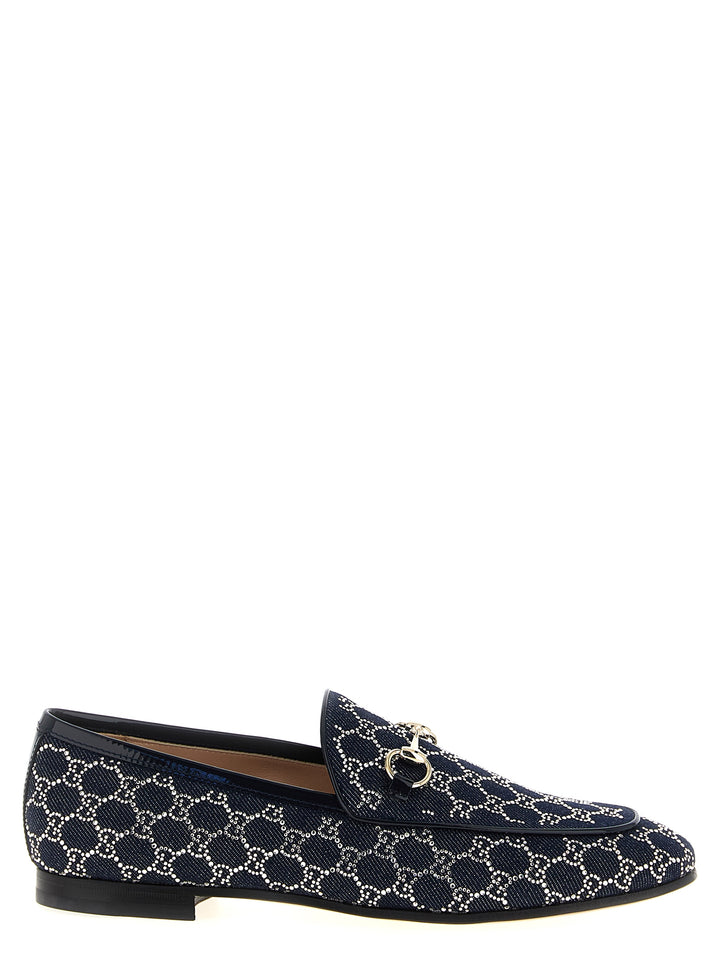 Gucci Gucci Jordaan Loafers - Blue | 7f1fbfa96c4ff57635ef5d70cab97d694b047206