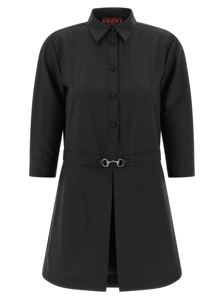 Gucci Morsetto Dresses - Gray | 773d9340994a21eb2cb6ba7fcbd9d9e1e06fcaa9