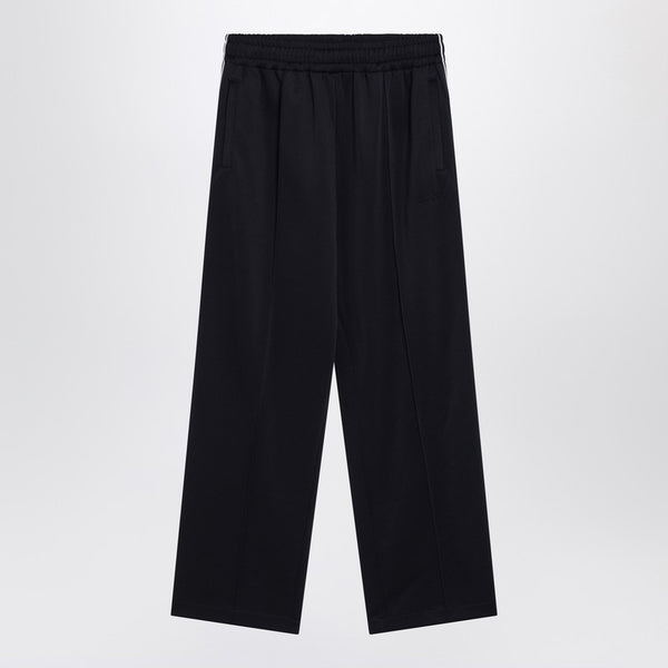 Navy Blue Pants In Technical Jersey