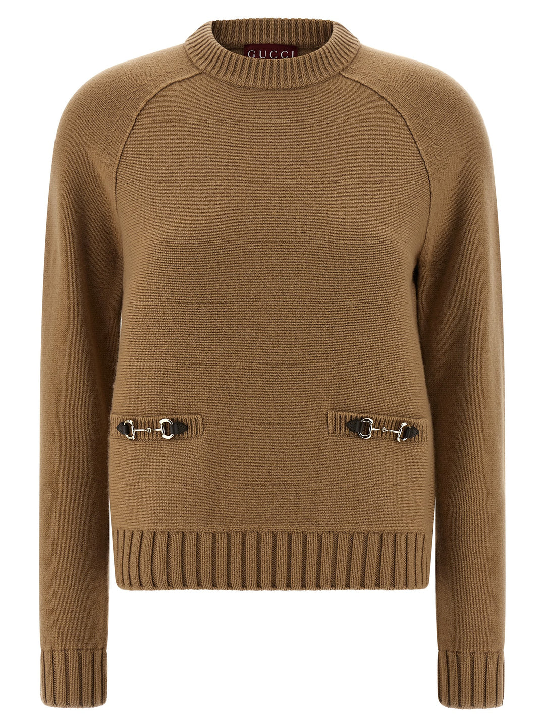 Gucci Morsetto Sweaters and Cardigans - Brown | 998bf9446b08f894da138ef696d3f5e3d11d424f