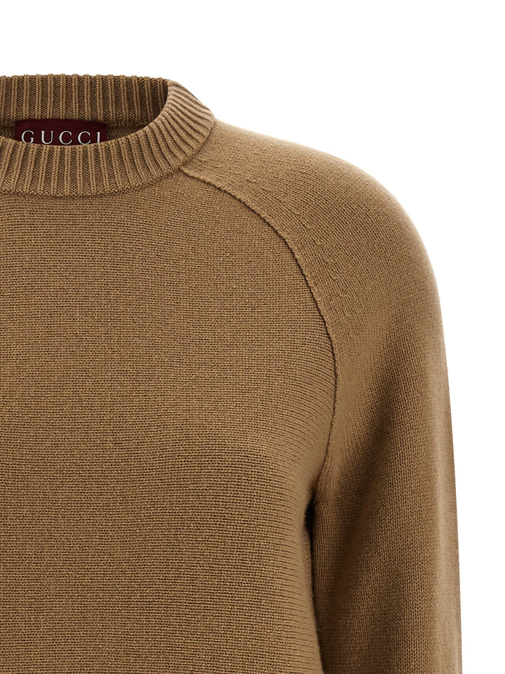 Gucci Morsetto Sweaters and Cardigans - Brown | e34614b117bbad7b89b9594847d0ad580c63597b