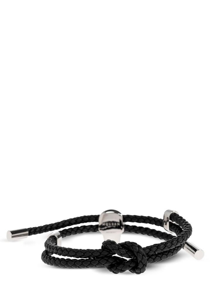 Mcqueen Braided Bracelet Jewelry - Black | f509575c1a70c572c28941d5d2335d543d97b1b3