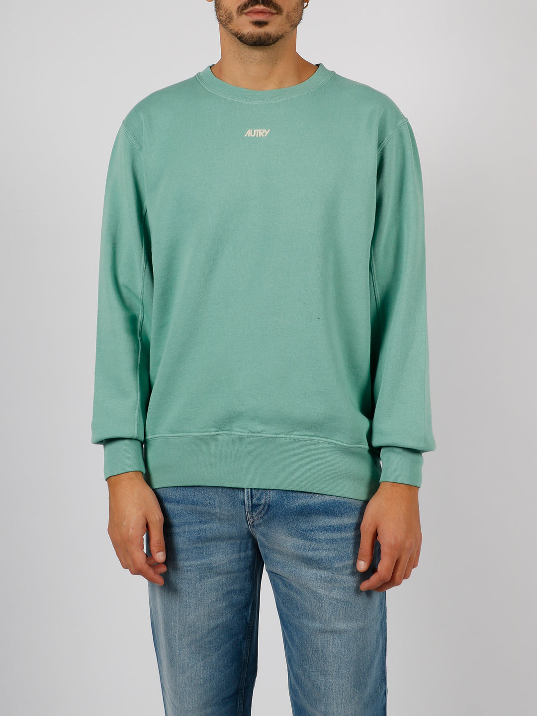 Logo bi-color sweatshirt