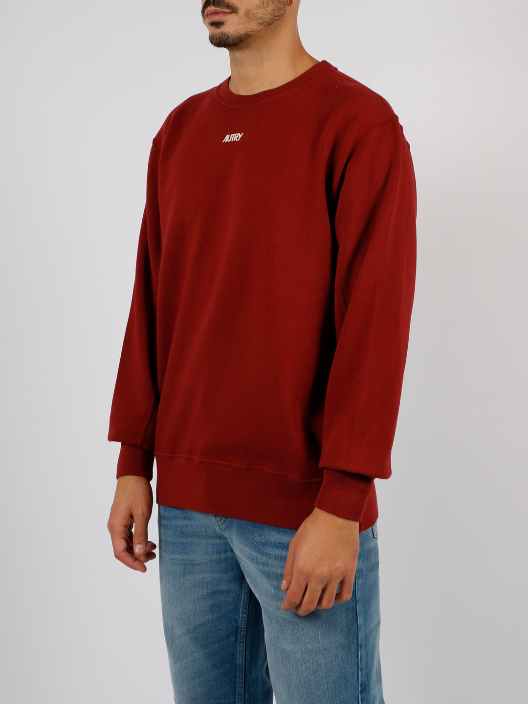 Logo bi-color sweatshirt