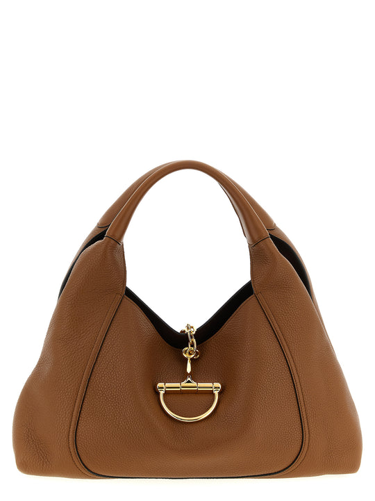 Gucci Softbit Shoulder Bags Brown