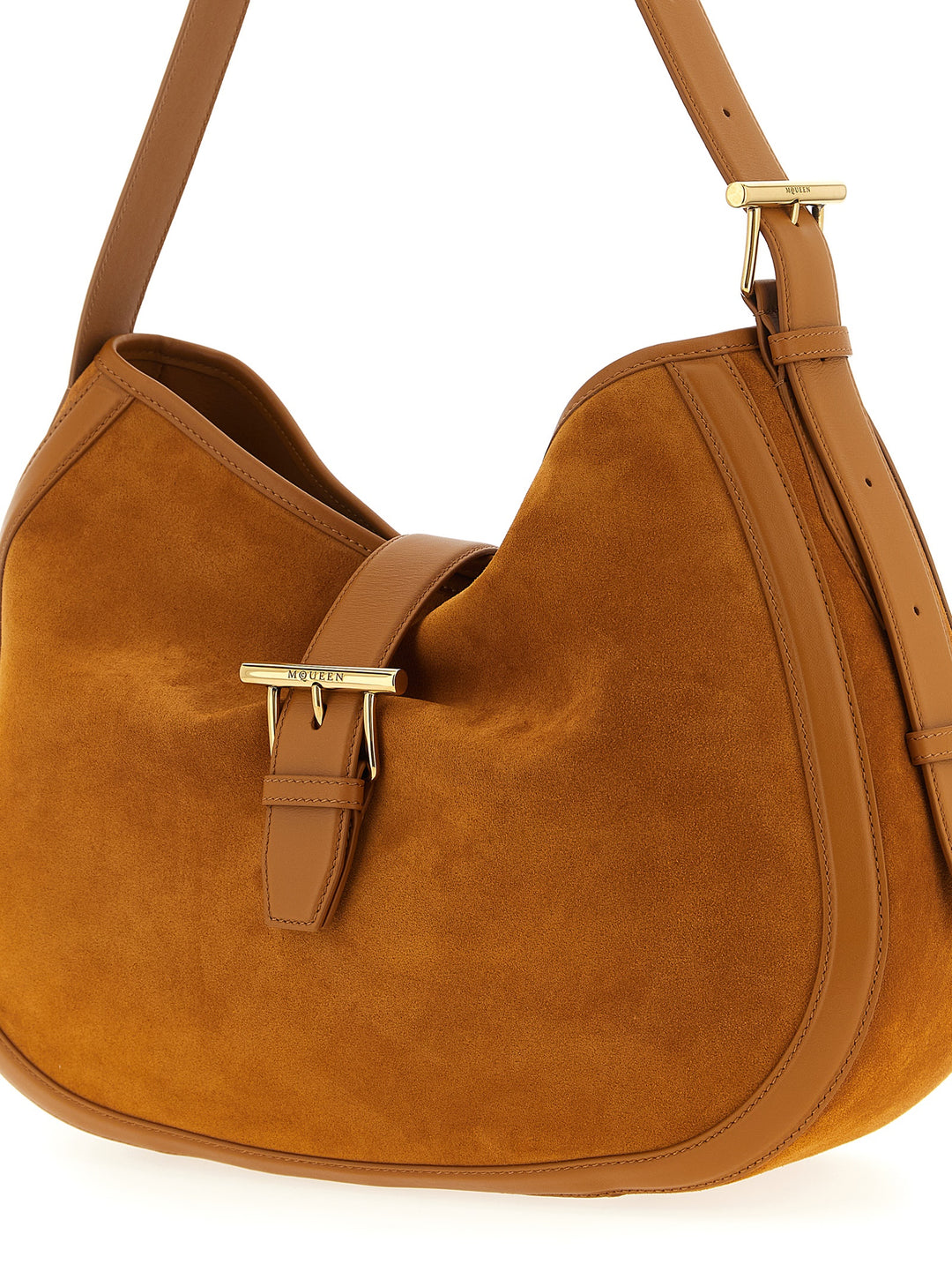 Mcqueen T-Bar Shoulder Bag Shoulder Bags - Brown | b87e7cfd63c1c644bd7144aa8d9370ca320aca9a
