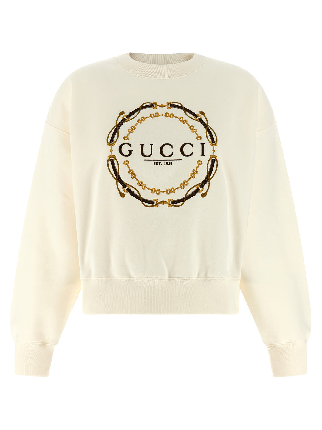 Gucci Embroidery Sweatshirt - White | c790481fbb5a7e1b3b51943ca61fbd8642b3b5c4