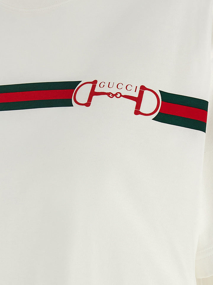 Gucci Nastro Web T-shirt - White | 6e8c377ed8a6afeb16cf14395116323df5e50e1d